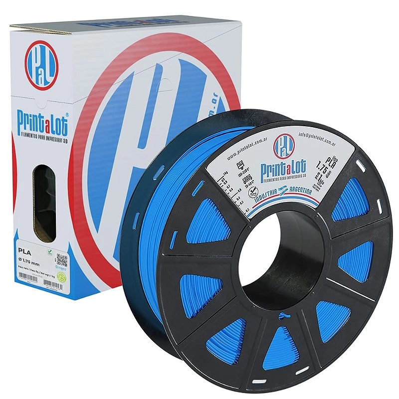 FILAMENTO PLA AZUL PAL PRINTALOT 1,75MM 1KG PRINTALOT