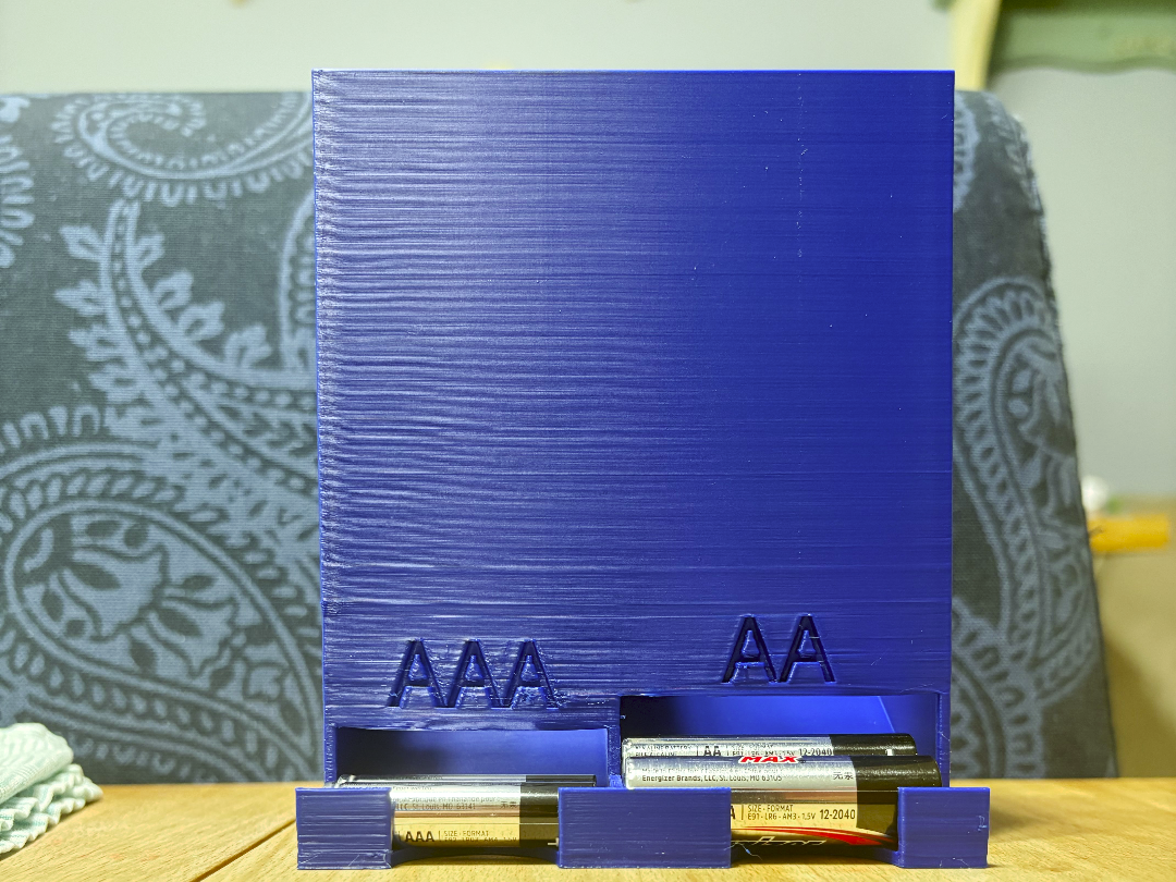 Dispenser por Gravidade para Pilhas AA e AAA