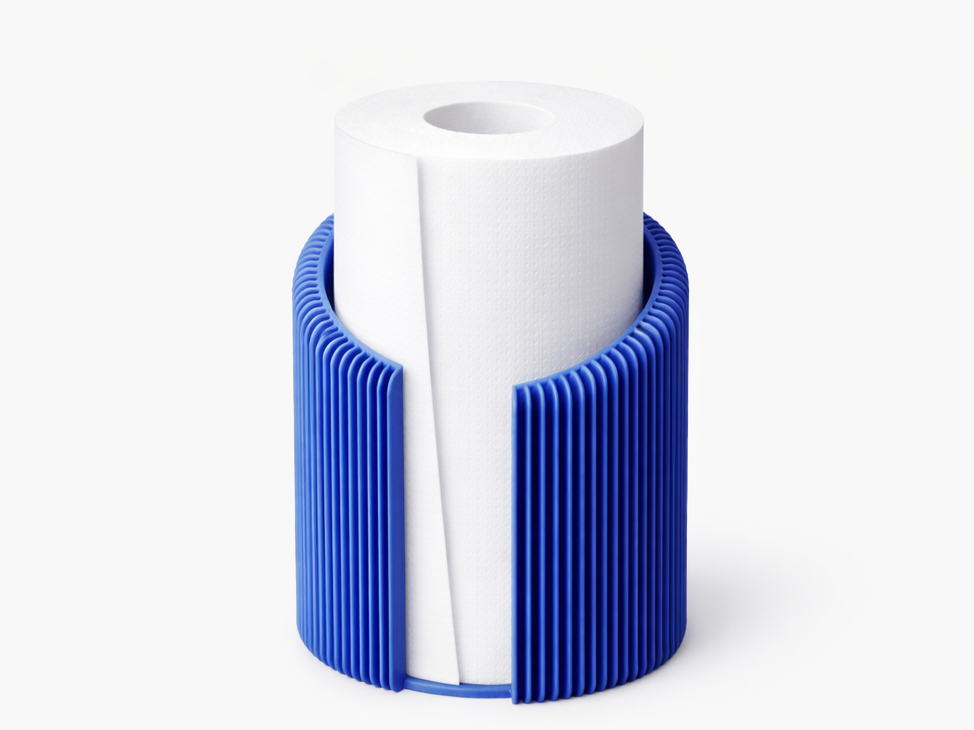 Suporte Moderno para Papel Toalha Minimalista