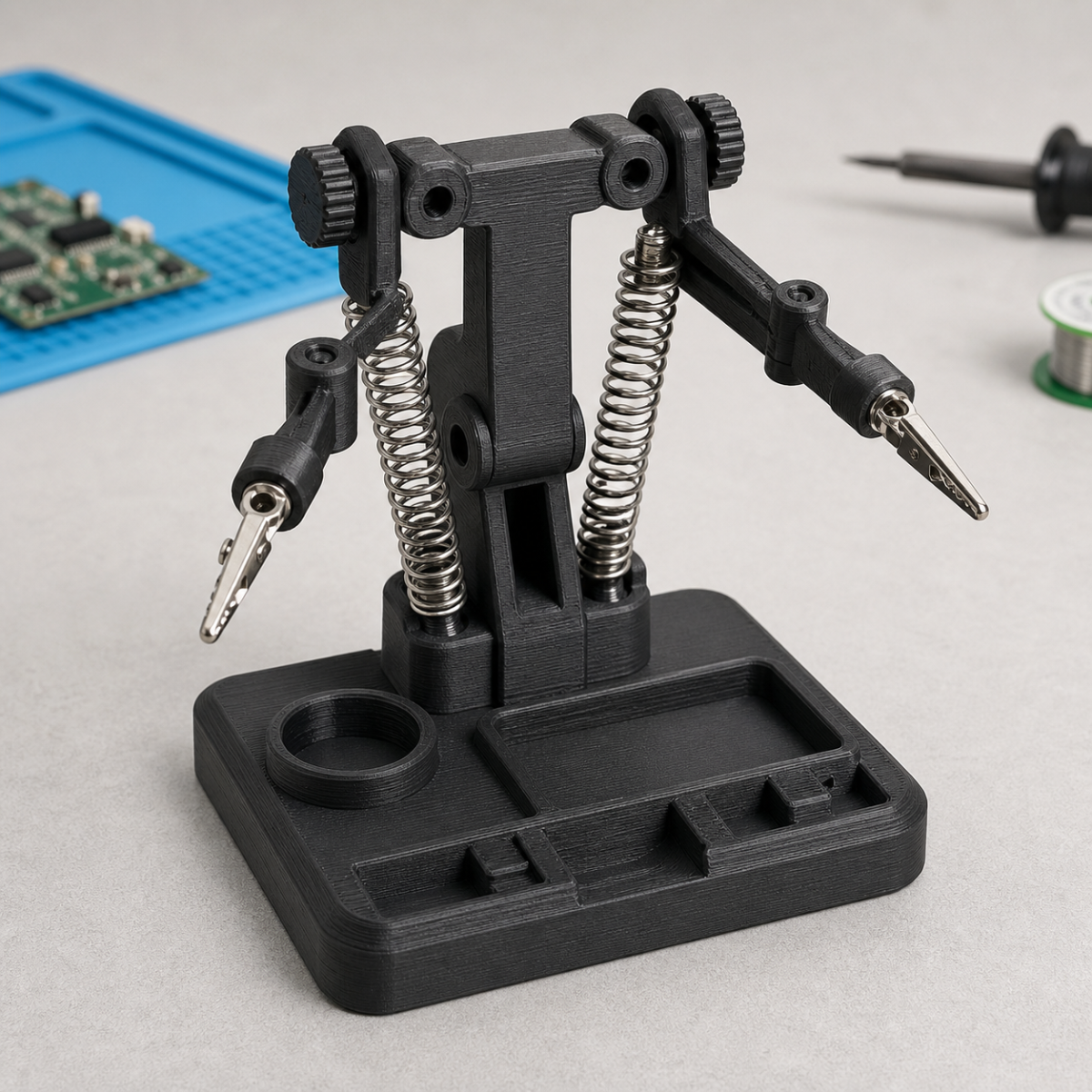 Suporte Impresso para Garras de Solda - Base para Montagem