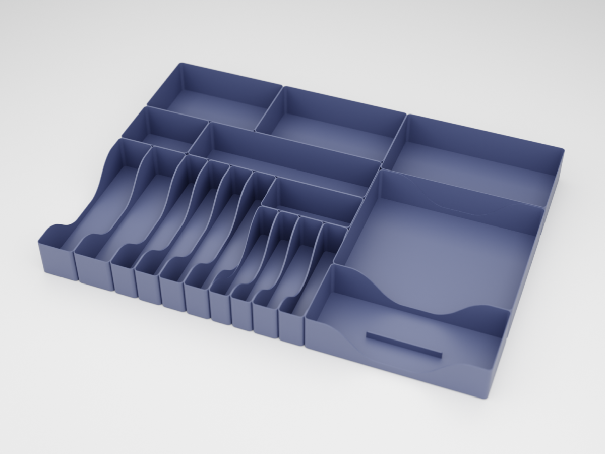 Kit Organizador Modular de Gaveta para Cozinha - Sob Medida