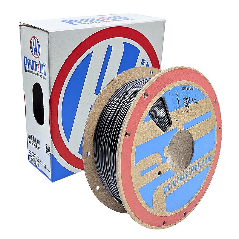 FILAMENTO PLA FLEX PRETO 1,75MM 1KG PRINTALOT