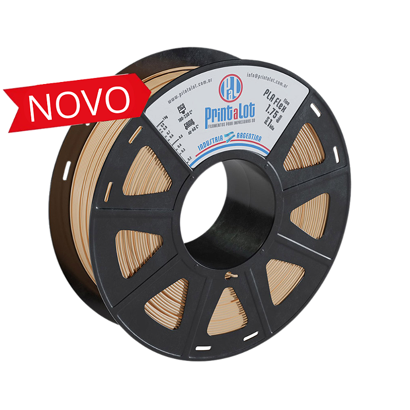 FILAMENTO PLA FLEX BEGE 1,75MM 1KG PRINTALOT