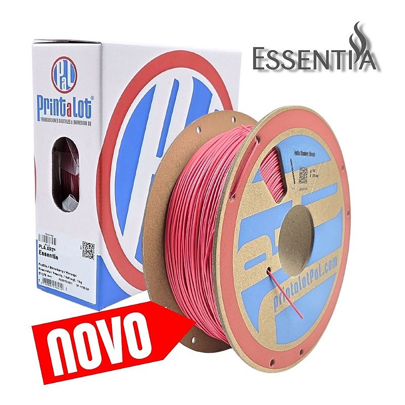 FILAMENTO PLA FLEX ESSENTIA MORANGO 1,75MM 1KG PRINTALOT