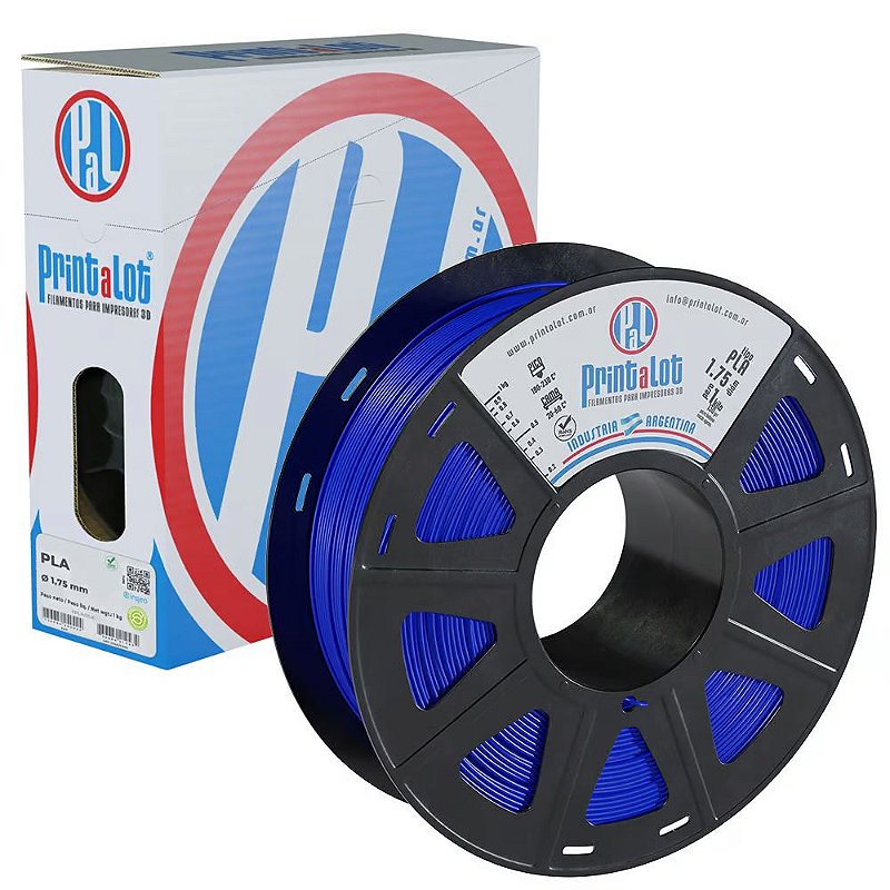 FILAMENTO PLA AZUL 1,75MM 1KG PRINTALOT