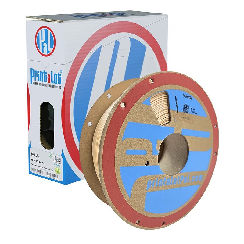 FILAMENTO PLA BEGE 1,75MM 1KG PRINTALOT