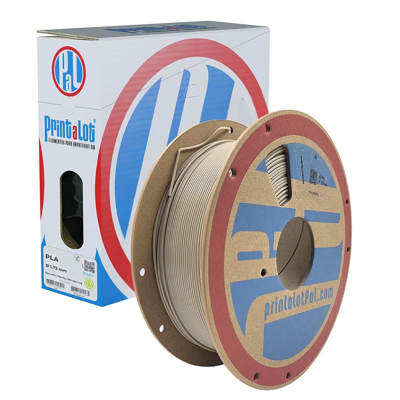 FILAMENTO PLA MARROM TAN 1,75MM 1KG PRINTALOT