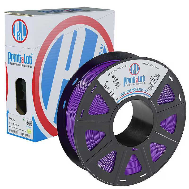 FILAMENTO PLA VIOLETA 1,75MM 1KG PRINTALOT