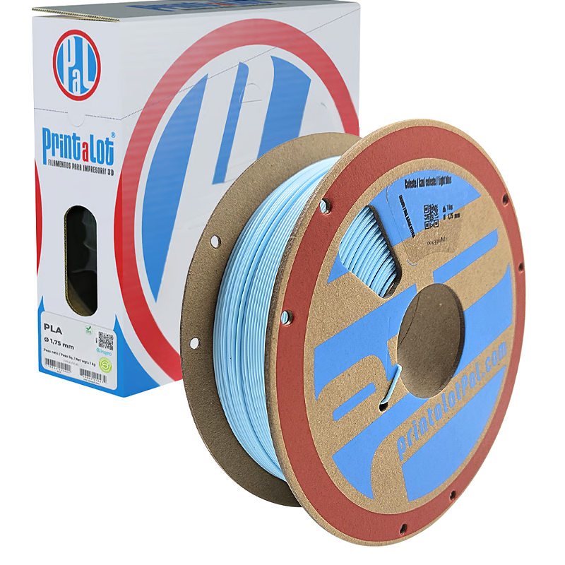 FILAMENTO PLA AZUL CELESTE 1,75MM 1KG PRINTALOT