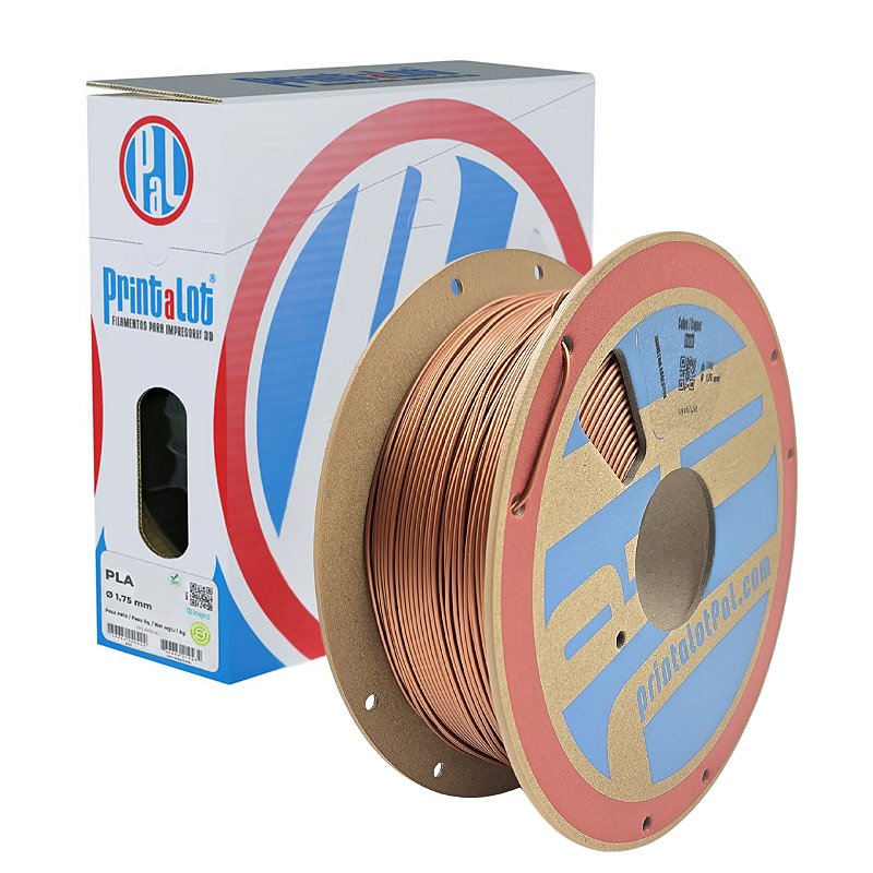 FILAMENTO PLA METAL COBRE 1,75MM 1KG PRINTALOT