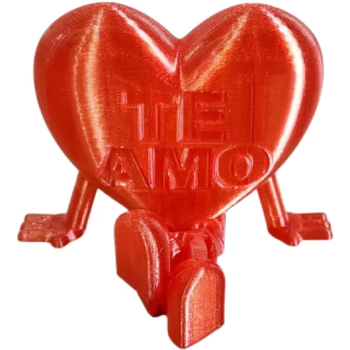 Coração Te Amo Vermelho
