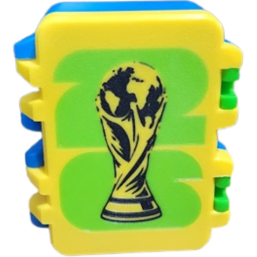 PORTA FIGURINHAS TAÇA COPA DO MUNDO ATÉ 600 FIG
