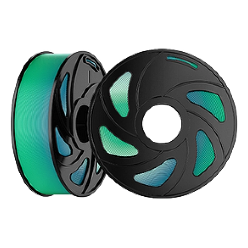 FILAMENTO 3D CLOSIN PLA SILK DUO - BLUE & GREEN/AZUL E VERDE - 1kg